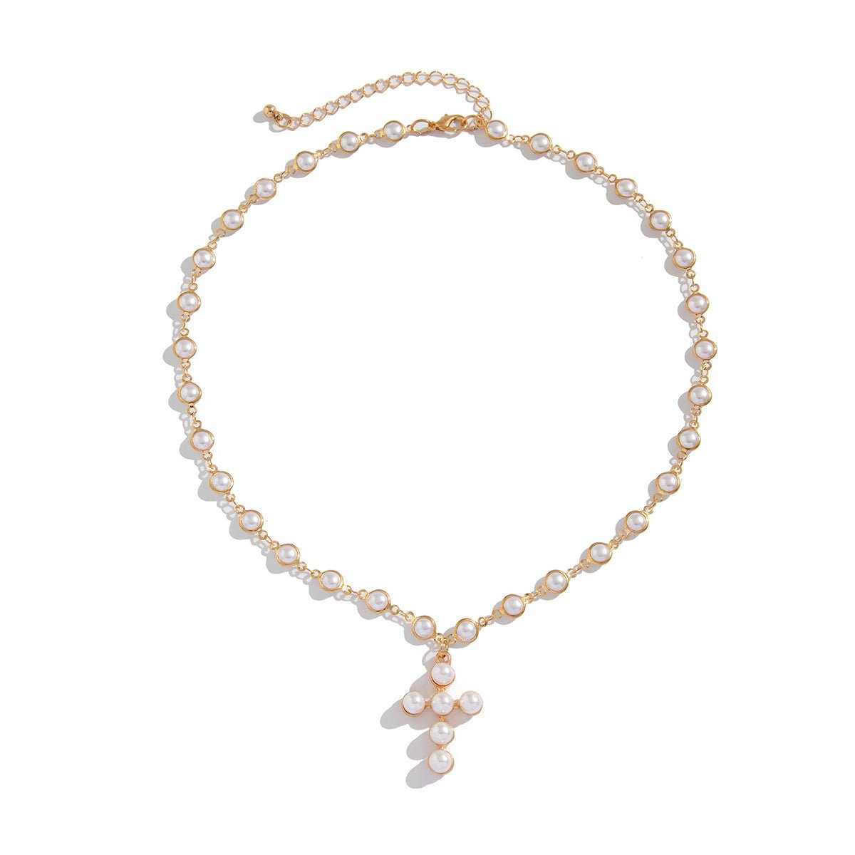 Collier pendentif en alliage avec croix gothique à la mode. - Ivory Deals Market