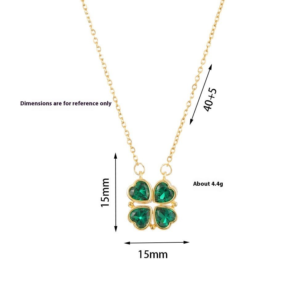 Colliers de style nouveau Chaîne de clavicule Zircon - Ivory Deals Market