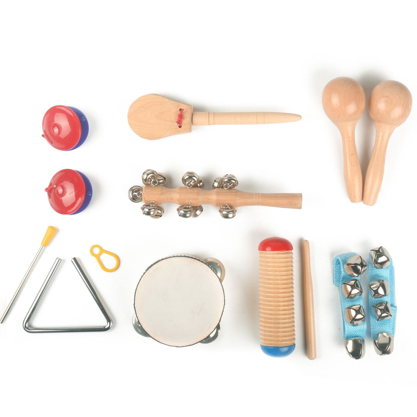 Combinaison d'instruments de musique pour l'éducation préscolaire, comprenant des instruments à percussion et des marteaux de sable, destinés aux enfants - Ivory Deals Market