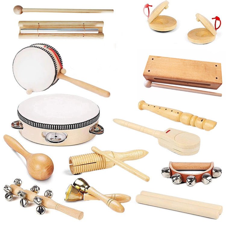 Combinaison d'instruments de musique pour l'éducation préscolaire, comprenant des instruments à percussion et des marteaux de sable, destinés aux enfants - Ivory Deals Market