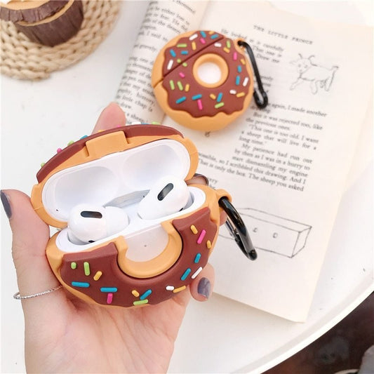 Compatible avec les AirPods Pro en silicone pour Apple, Donuts Case - Ivory Deals Market