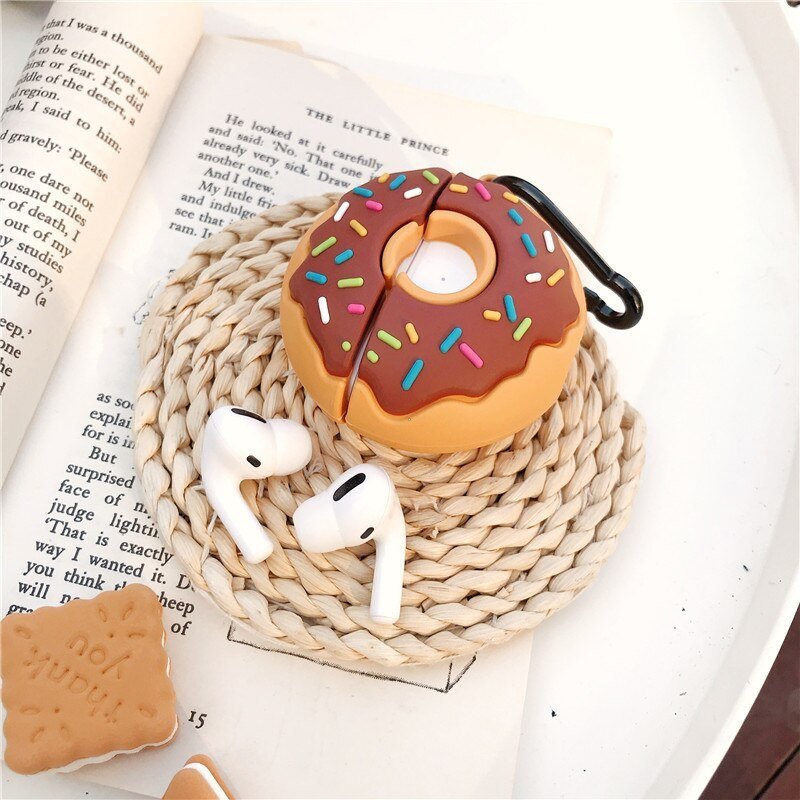 Compatible avec les AirPods Pro en silicone pour Apple, Donuts Case - Ivory Deals Market