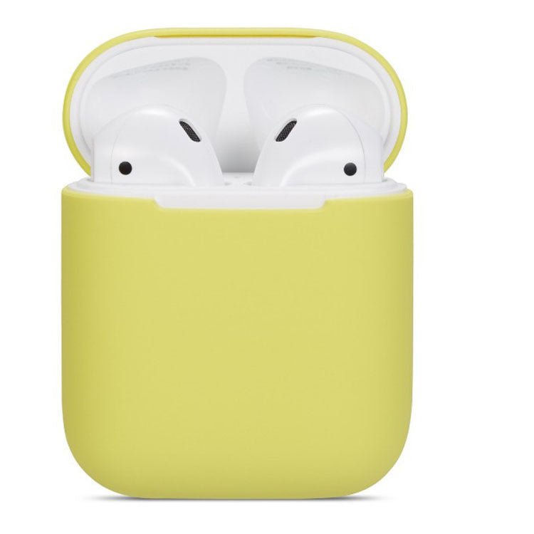 Compatible with Apple, Airpods soft silicone sleeve - Ivory Deals Market