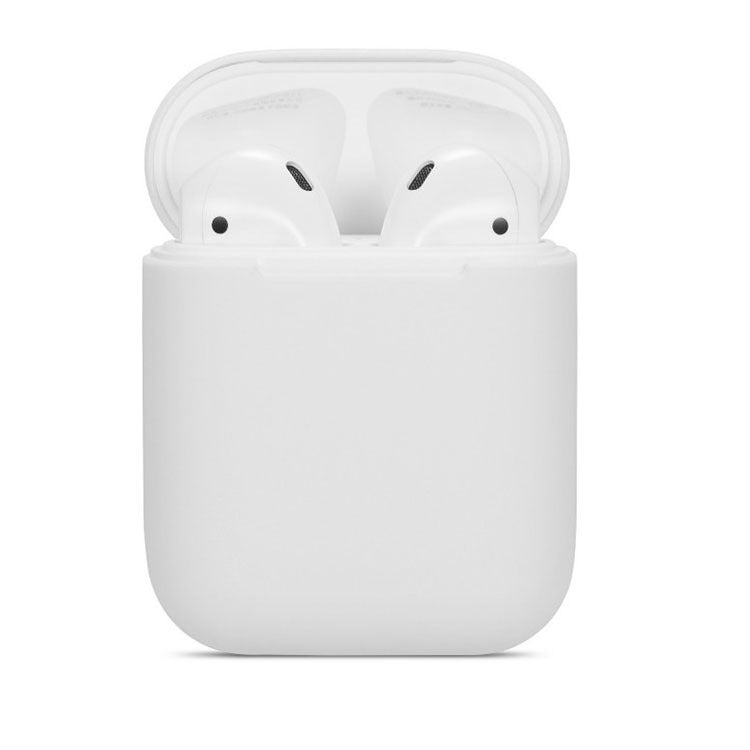 Compatible with Apple, Airpods soft silicone sleeve - Ivory Deals Market