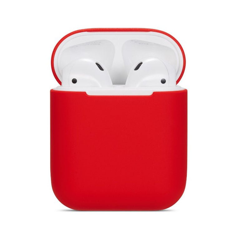 Compatible with Apple, Airpods soft silicone sleeve - Ivory Deals Market