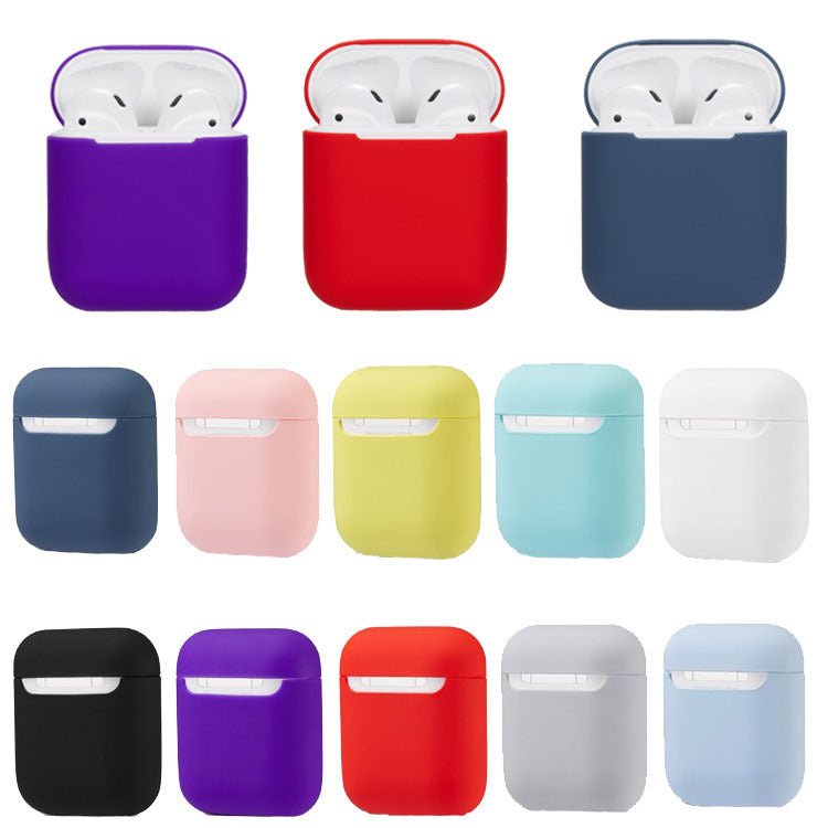 Compatible with Apple, Airpods soft silicone sleeve - Ivory Deals Market