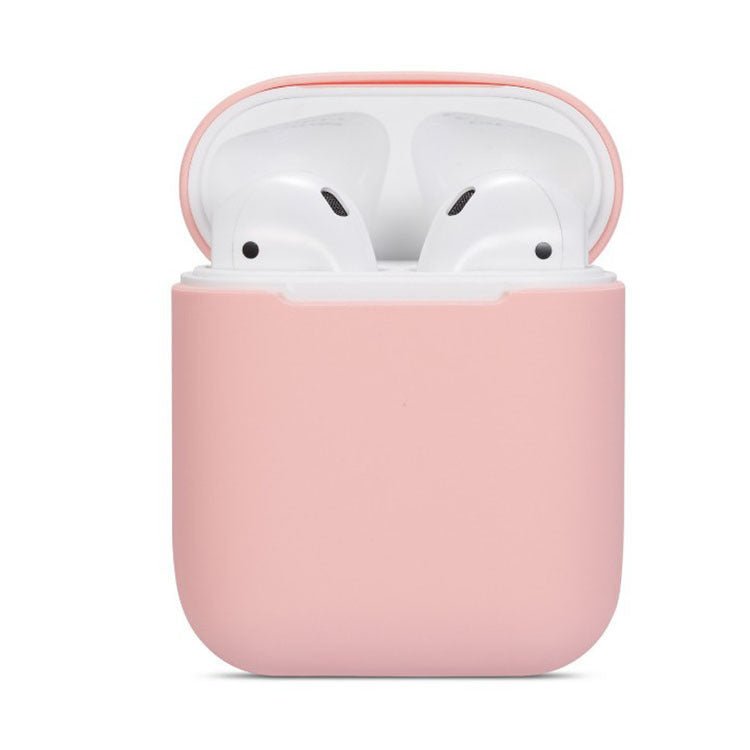 Compatible with Apple, Airpods soft silicone sleeve - Ivory Deals Market