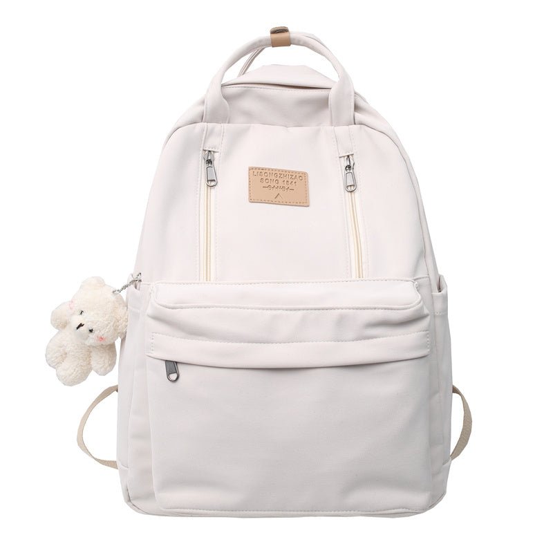 Cool Sacs À Dos École Sac Double Zipper Sacs Fourre - Tout - Ivory Deals Market