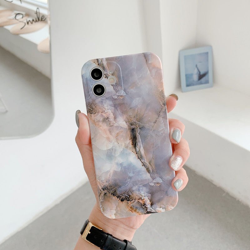 Coque de téléphone Creative Marble Soft Full Cover Protective Cover - Ivory Deals Market