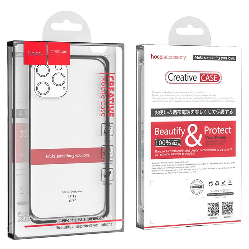 Coque de téléphone transparente Coque de téléphone haute pureté en TPU - Ivory Deals Market