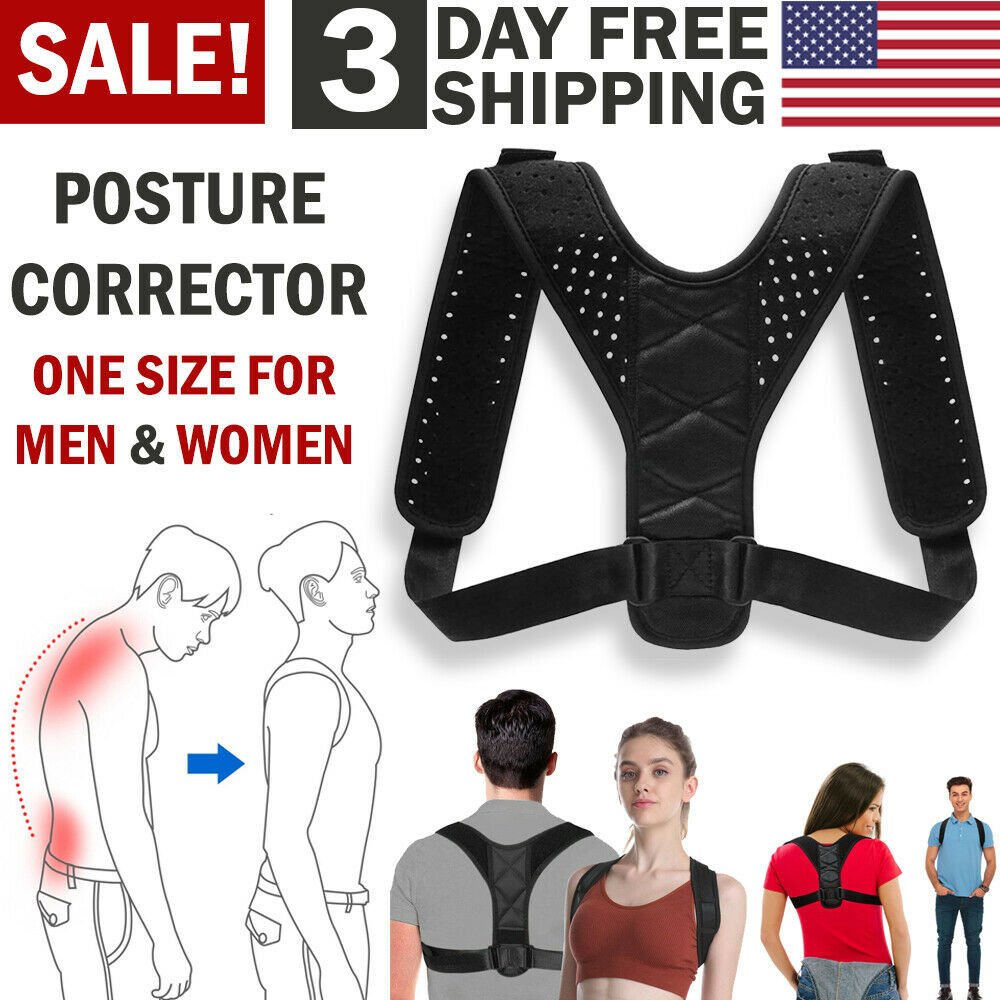 Correcteur de posture pour hommes et femmes Soutien de la clavicule pour soulager les douleurs du dos - Ivory Deals Market