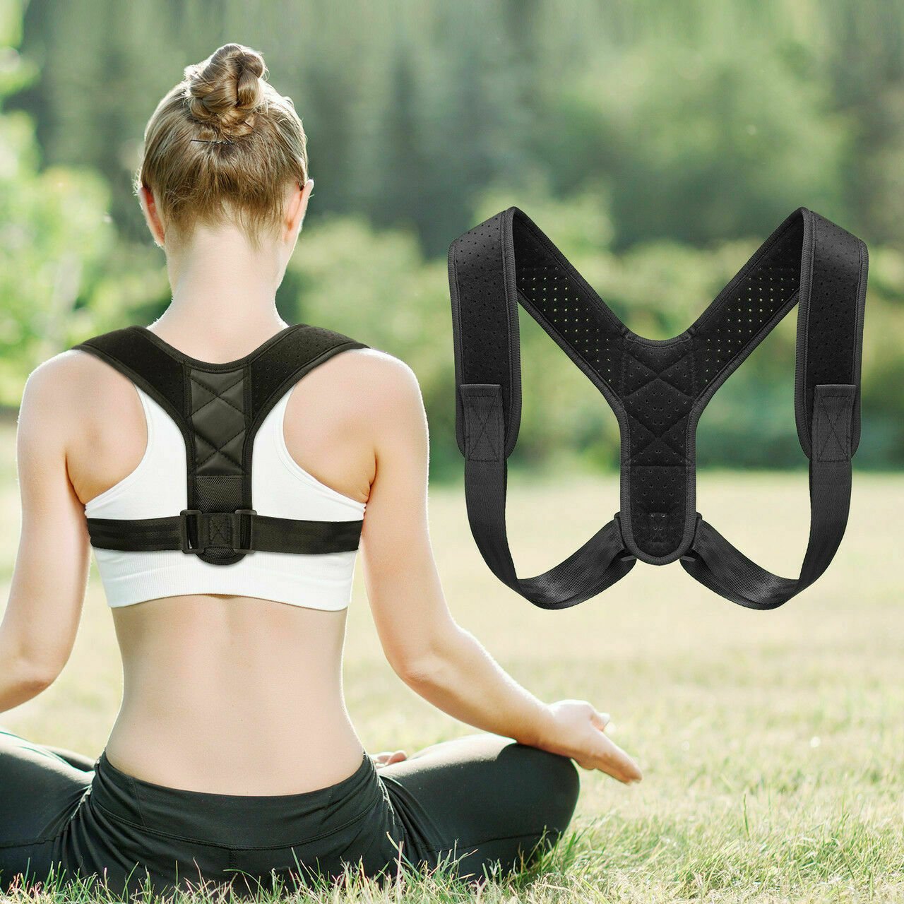 Correcteur de posture pour hommes et femmes Soutien de la clavicule pour soulager les douleurs du dos - Ivory Deals Market