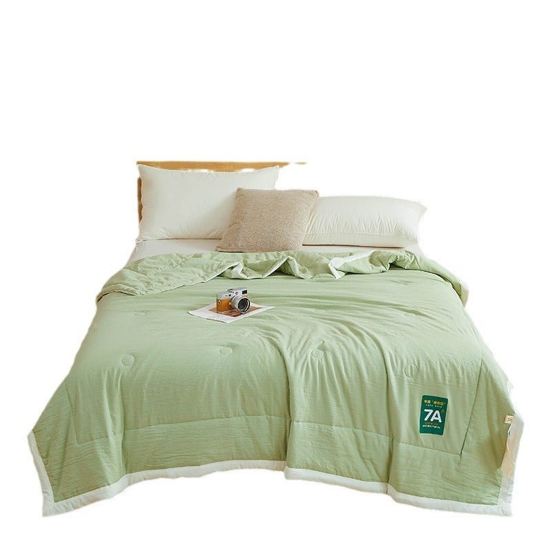 Couette d'été en coton brut antibactérien lavable - Ivory Deals Market