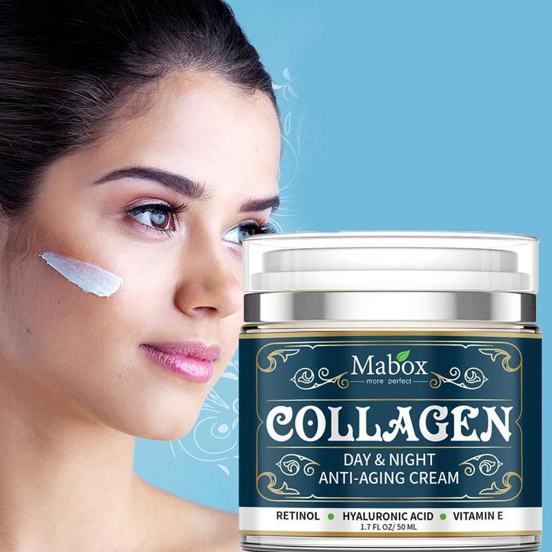 Crème hydratante au collagène pour le visage, produits de soin de la peau, crème anti - âge hydratante pour éliminer les rides - Ivory Deals Market