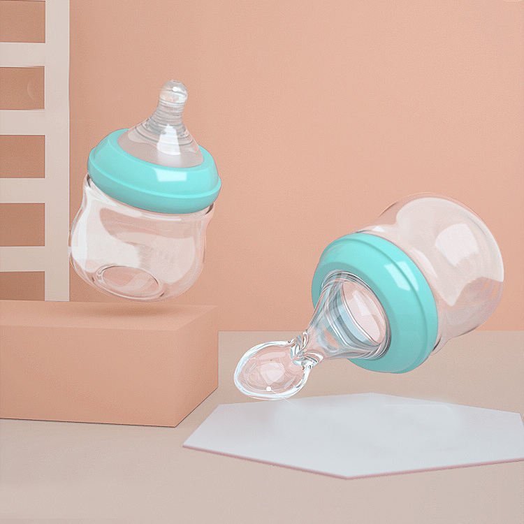 Cuillère d'alimentation pour bébé Biberon en verre borosilicaté - Ivory Deals Market