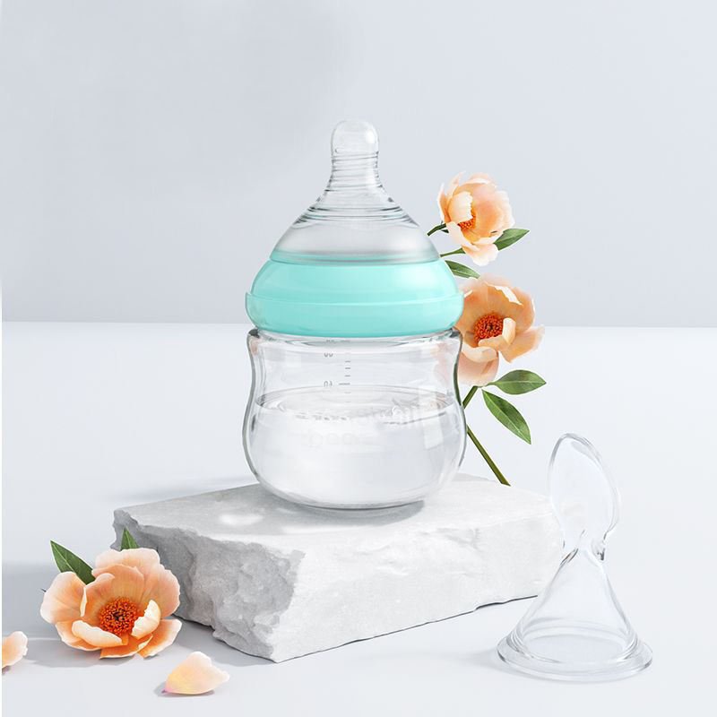 Cuillère d'alimentation pour bébé Biberon en verre borosilicaté - Ivory Deals Market