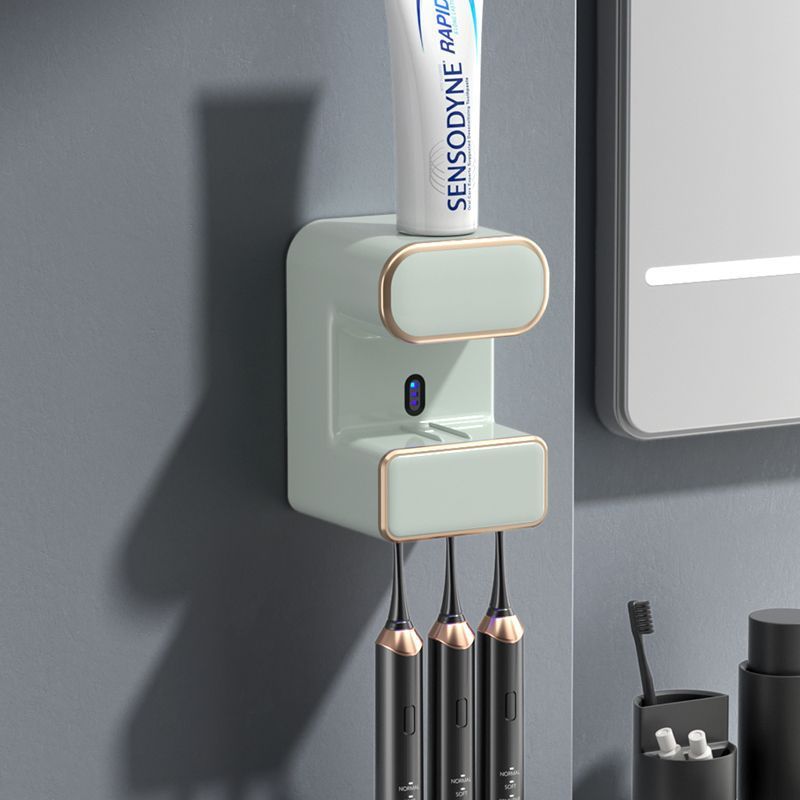 Outil de pressage de dentifrice désinfectant Porte-brosse à dents à induction intelligente