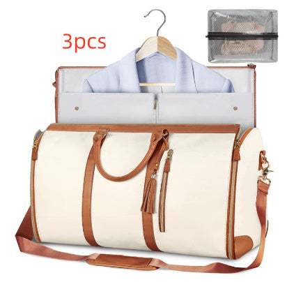 Sac à main de voyage grande capacité sac à main pour femmes, sac de costume pliant | fourre-tout imperméable - Ivory Deals Market