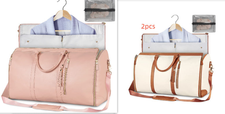 Sac à main de voyage grande capacité sac à main pour femmes, sac de costume pliant | fourre-tout imperméable - Ivory Deals Market