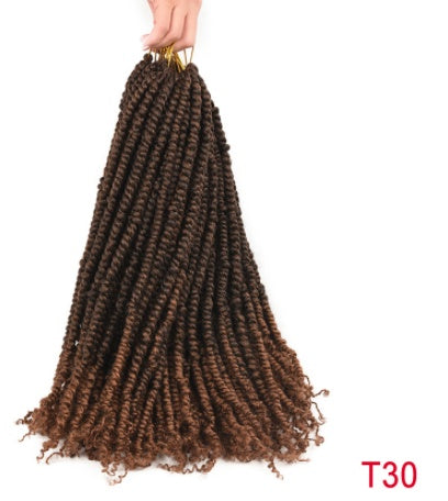 TOMO Pre-twisted Passion Twist Crochet Africain Tresses Crochet Cheveux