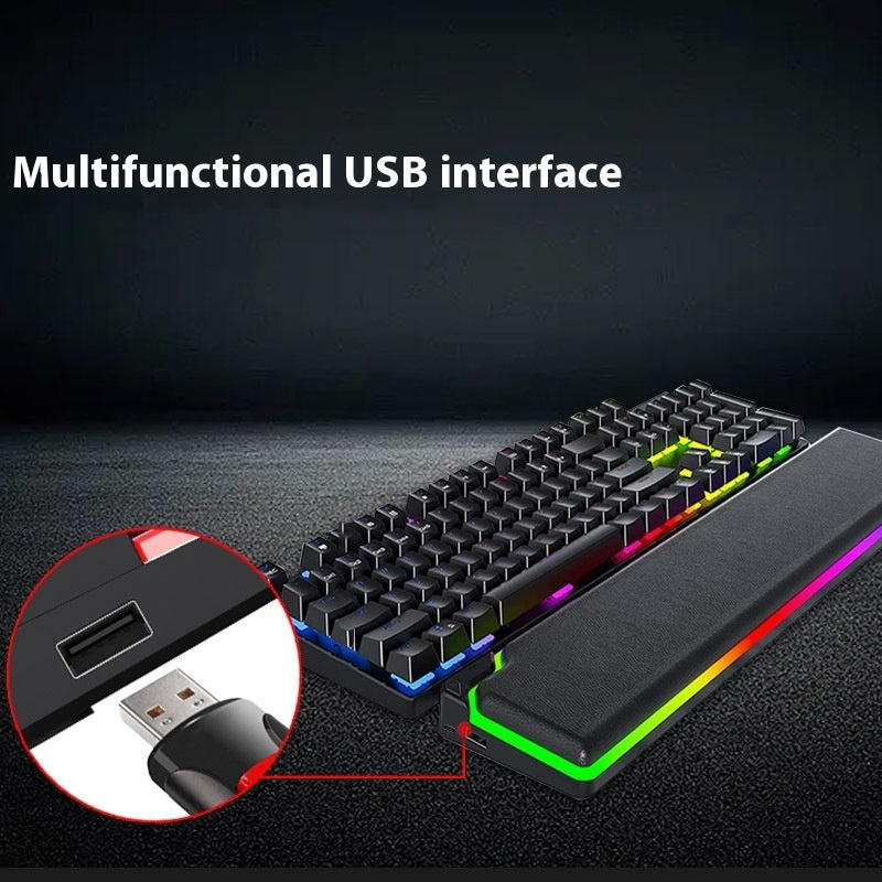 Support pour clavier lumineux à rebond élevé avec prise en charge du clavier RGB