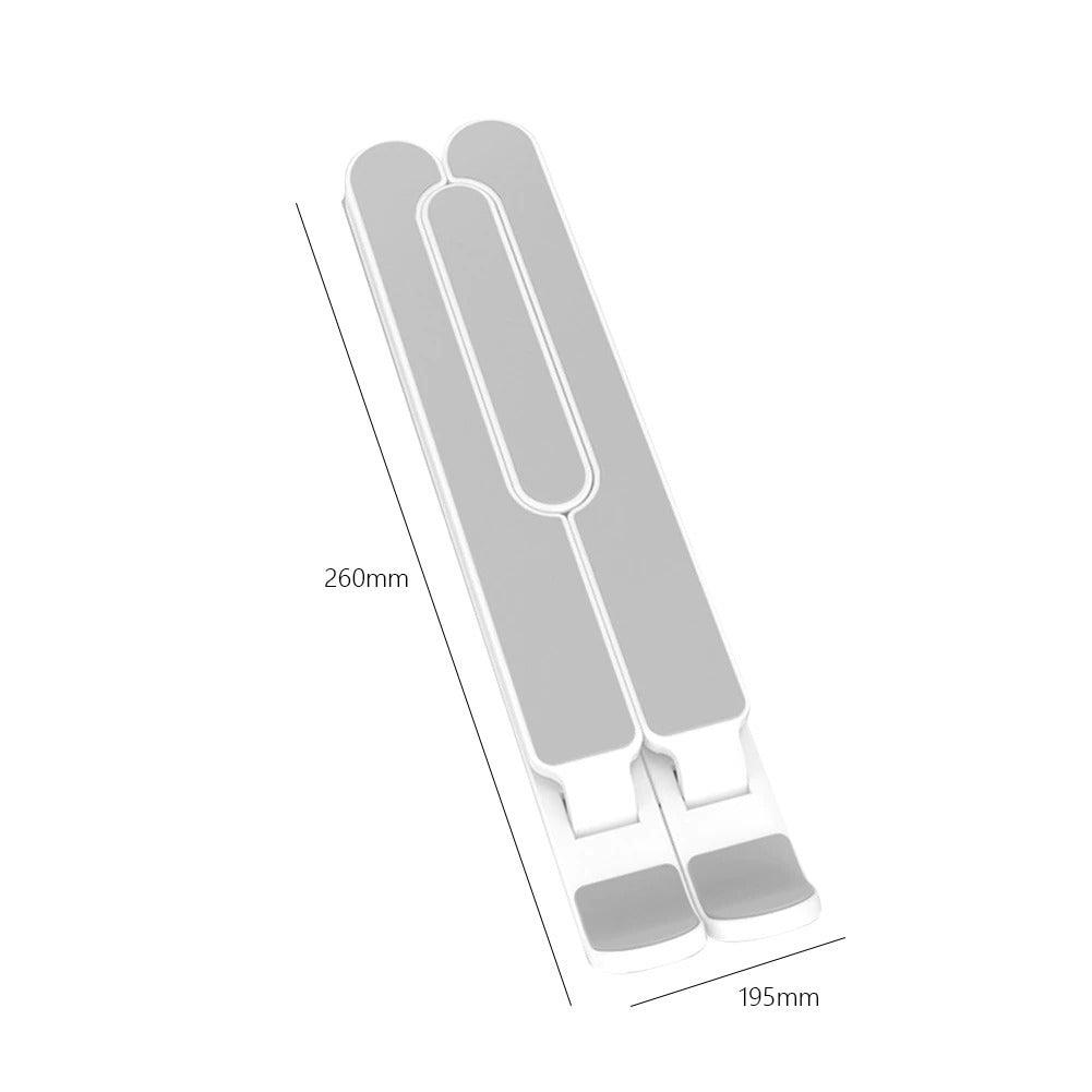 Support de support pour ordinateur portable, réglable et antidérapant Support de base Riser 6 Engrenages Hauteur Bloc-notes Support de refroidissement portable pour tablette 11-17 pouces