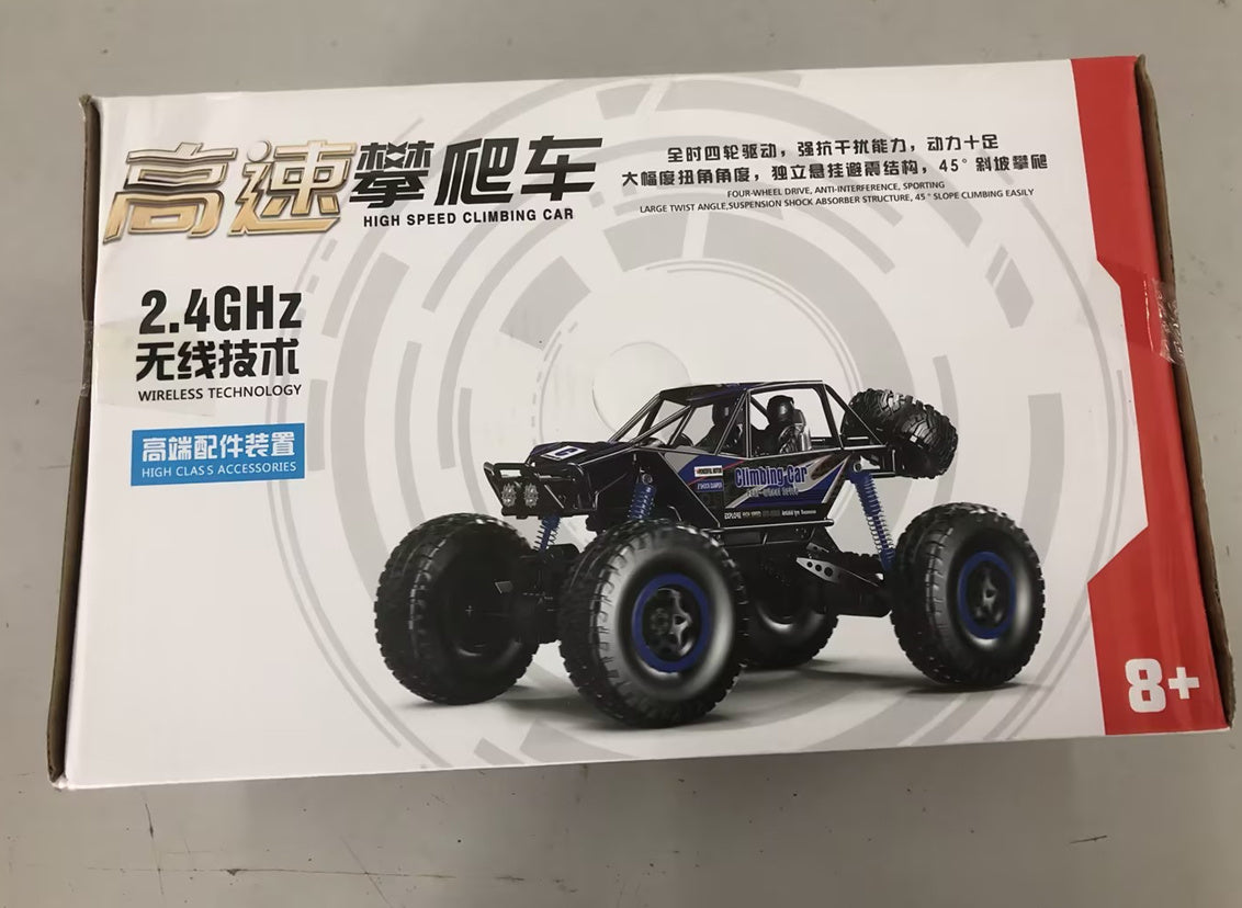 Véhicule télécommandé tout-terrain 4x4 à grande vitesse, jouet électrique RC 2,4 GHz pour enfants, cadeaux surprises