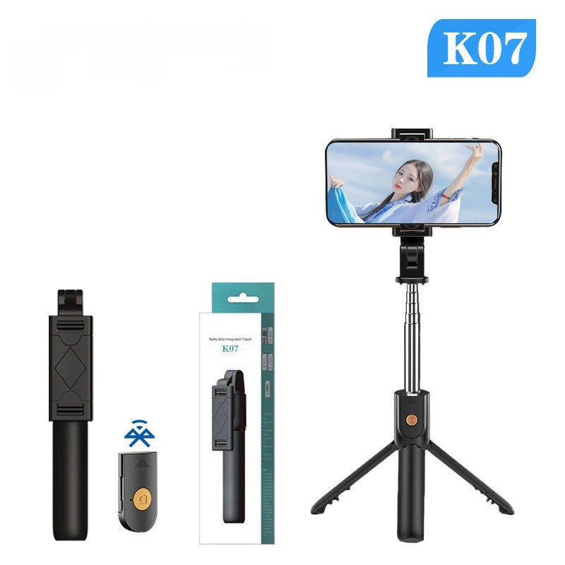 Selfie Stick avec télécommande Bluetooth pour téléphone portable et trépied pour photos et vidéos en direct.