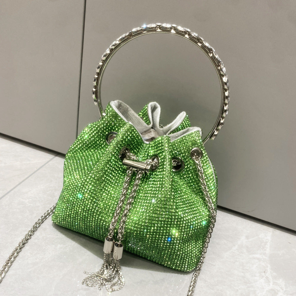 Sac à main brillant en diamant européen et américain pour femmes