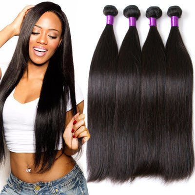 De cheveux humains cheveux raides braziline cheveux raides Brésil vente chaude couleur naturelle - Ivory Deals Market