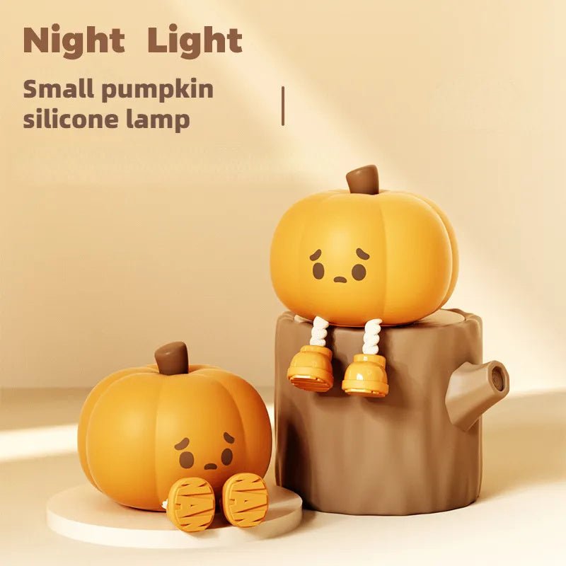 Décor à la maison Citrouille Silicone Lampe De Nuit Chambre À Coucher Avec Dormir Décorations Halloween - Ivory Deals Market