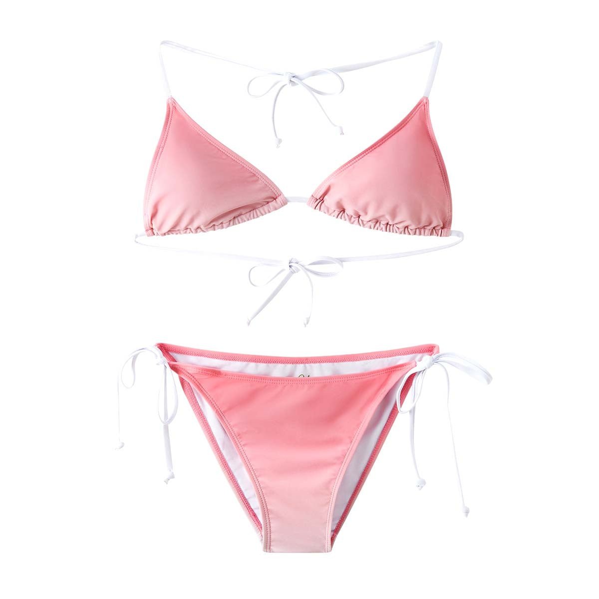 Deux pièces pour femmes adultes, string à spaghetti sexy et haut de bikini, SummerVacation, natation, spa, surf, baignade, piscine - Ivory Deals Market