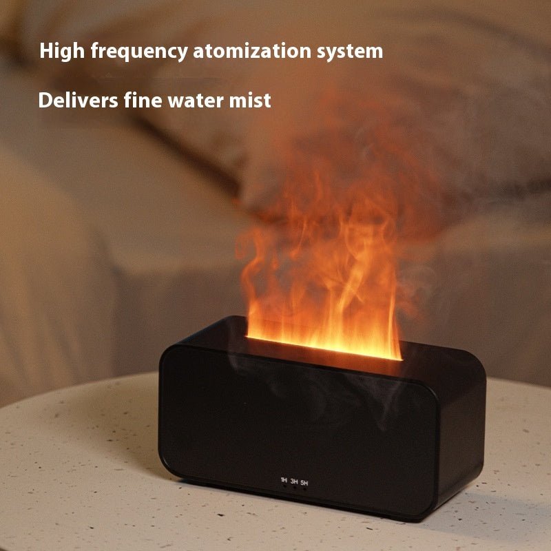 Diffuseur d'arôme à simulation de timing, USB, pour la maison. Humidificateur à flamme pour l'air avec machine d'aromathérapie. - Ivory Deals Market