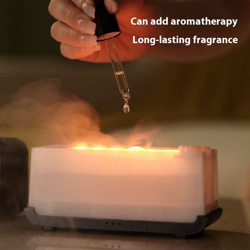 Diffuseur d'arôme à simulation de timing, USB, pour la maison. Humidificateur à flamme pour l'air avec machine d'aromathérapie. - Ivory Deals Market