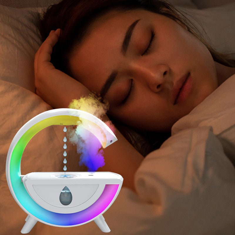 Diffuseur de brume créatif pour la maison ou le bureau, pulvérisateur d'eau anti - gravité avec lumière nocturne RGB, cadeau de Noël. - Ivory Deals Market