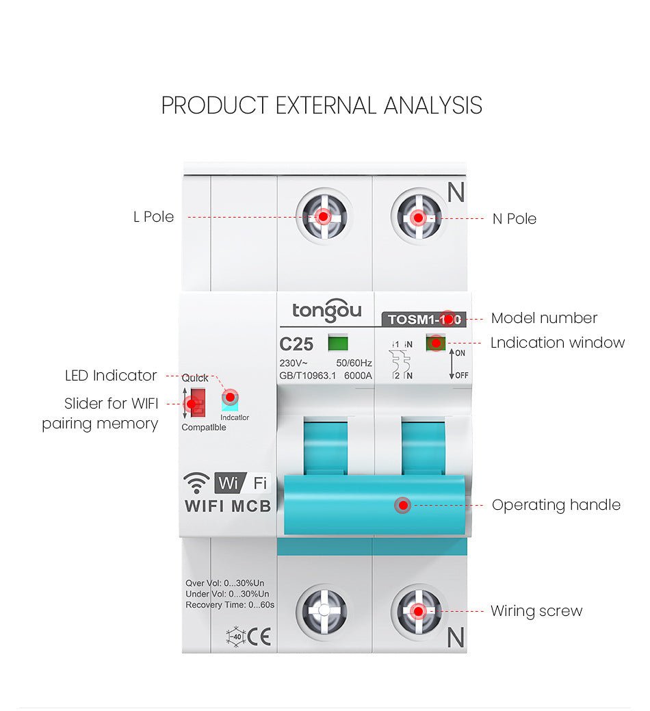 Disjoncteur intelligent Wifi - Ivory Deals Market