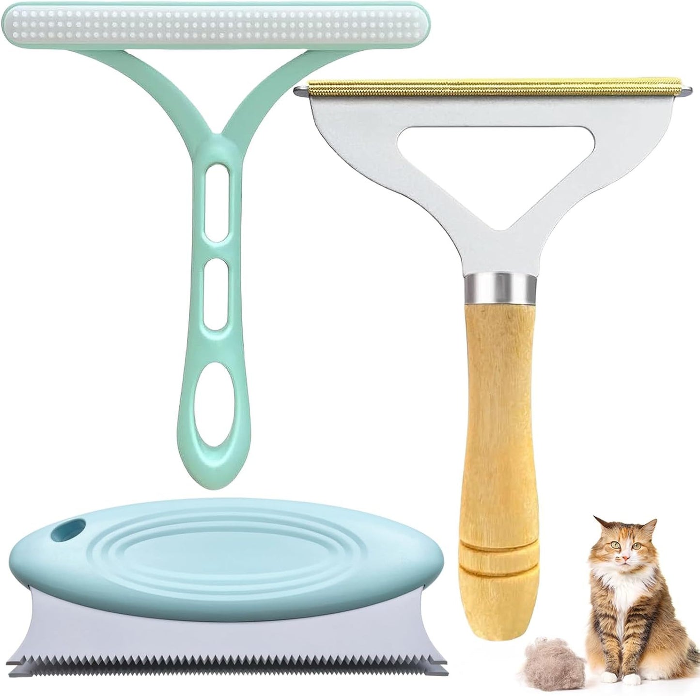 Dissopeur de cheveux pour animaux de compagnie, 3 paquets - Ivory Deals Market