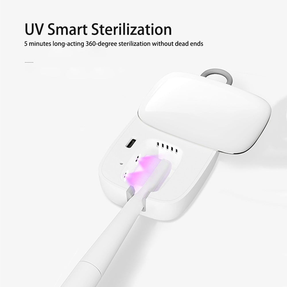 Double - Tête Ultraviolet Électrique Brosse À Dents Boîte de Désinfection Intelligent Et Portable Pour Voyage - Ivory Deals Market