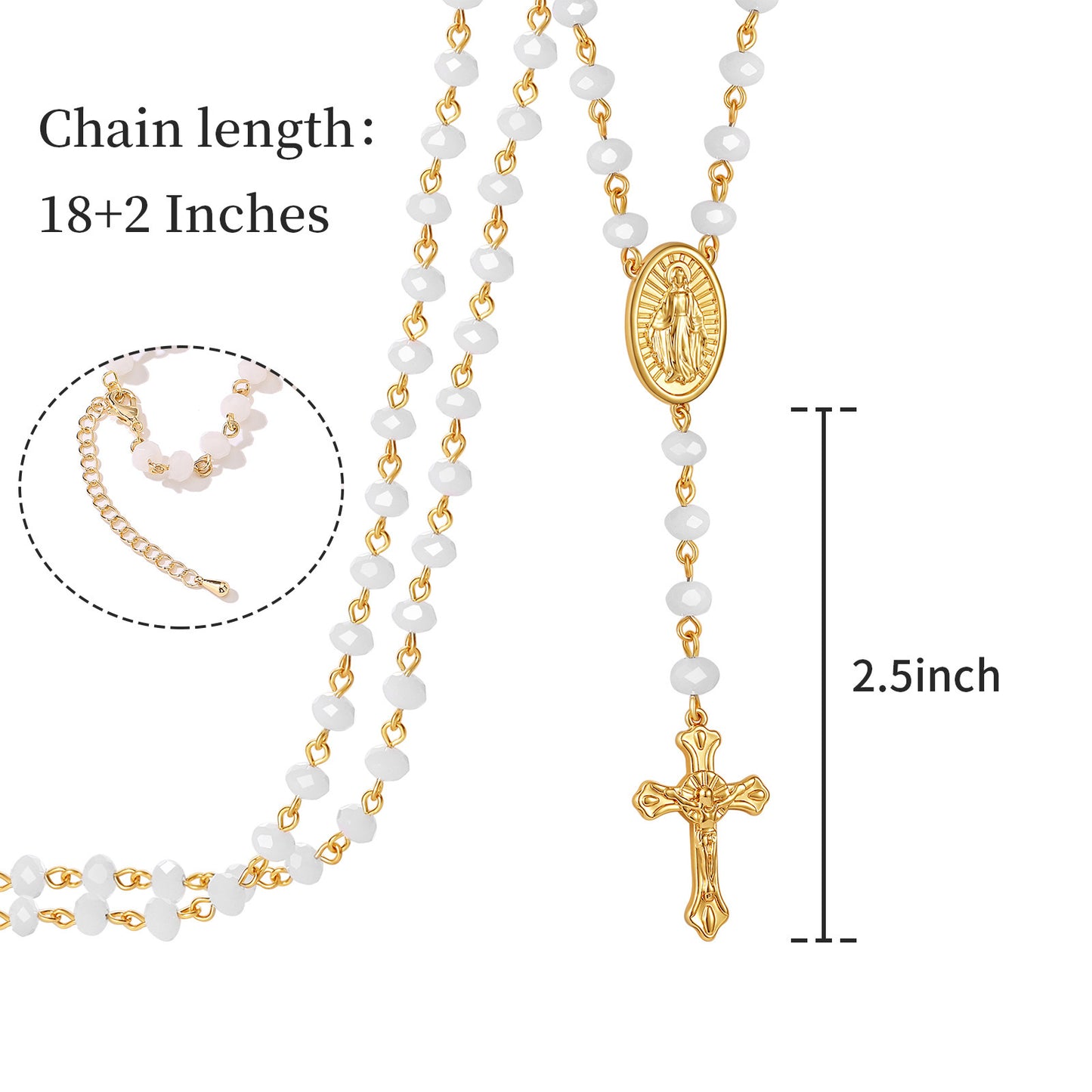 Collier de la Vierge Marie pour femmes