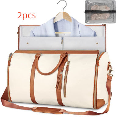 Sac à main de voyage grande capacité sac à main pour femmes, sac de costume pliant | fourre-tout imperméable - Ivory Deals Market