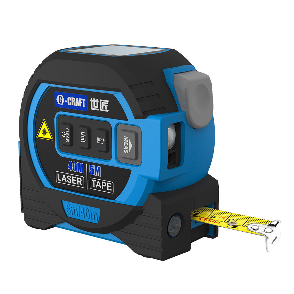 Régulateur de ruban à ruban laser 3 en 1, télémètre à ruban 5m Infrarouge de haute précision pour le bâtiment de haute précision