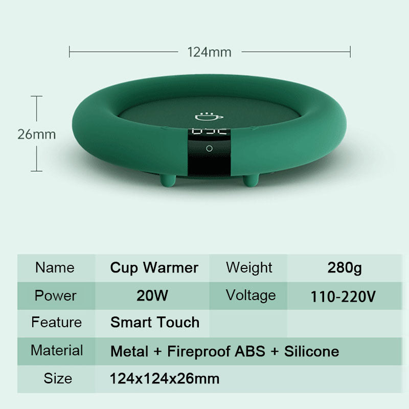 Tasse chauffante intelligente à température constante tapis chaud