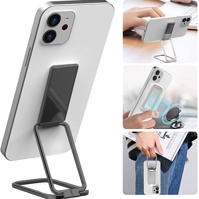 Support de téléphone portable pliable avec anneau, rétractable, pour bureau, avec aimant pour voiture, accessoire de bureau.