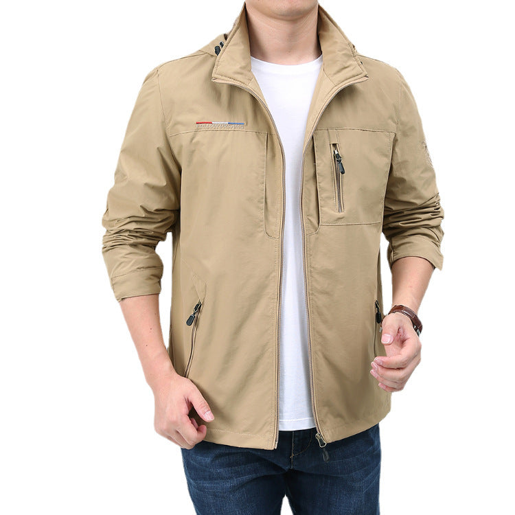 Veste coquillage décontractée pour hommes, printemps et automne, en plein air - Ivory Deals Market