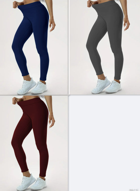 Pantalon de yoga pour femmes à taille haute, serré et élastique, pour la remise en forme.