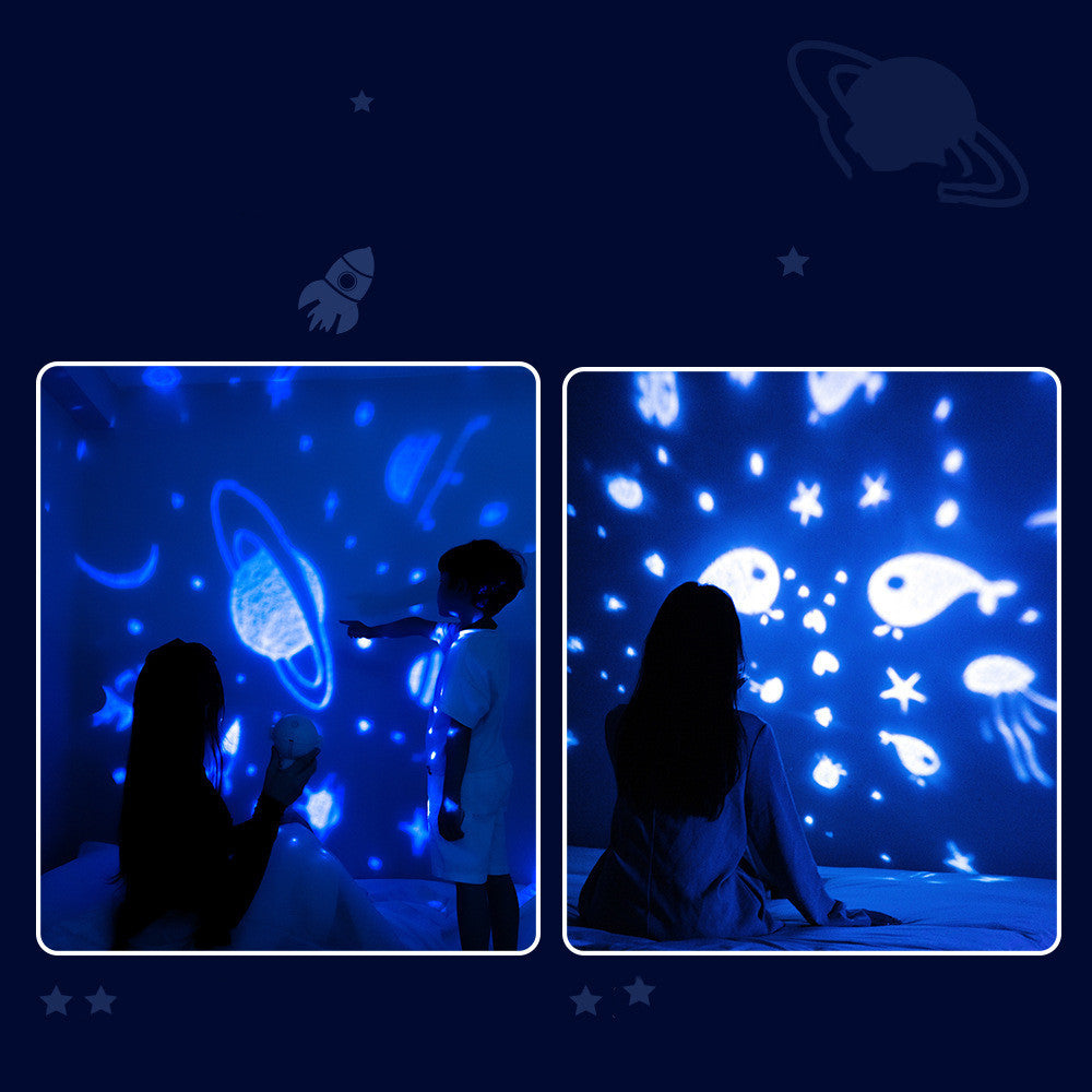 Projecteur d'étoiles de la galaxie, lampe de nuit céleste, lampe d'astronaute, cadeau de décoration de chambre pour enfants, bébés, Noël, projection d'homme de l'espace