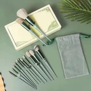 Ensemble de 13 pinceaux de maquillage pour le cache - cernes, le fard à joues, la poudre, l'ombre à paupières, l'illuminateur et la base - Ivory Deals Market