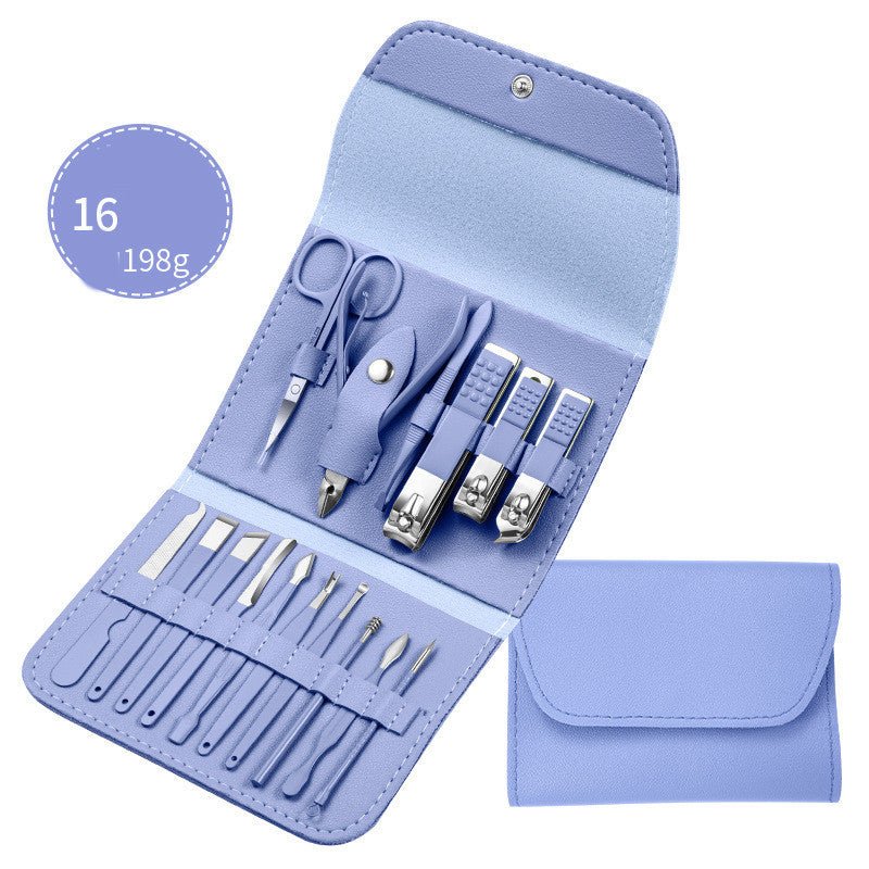 Ensemble de ciseaux professionnels, coupe - ongles, cure - oreilles, pince à peau morte, pince à ongles, couteau de pédicure, coupe - ongles pour les rainures des ongles - Ivory Deals Market