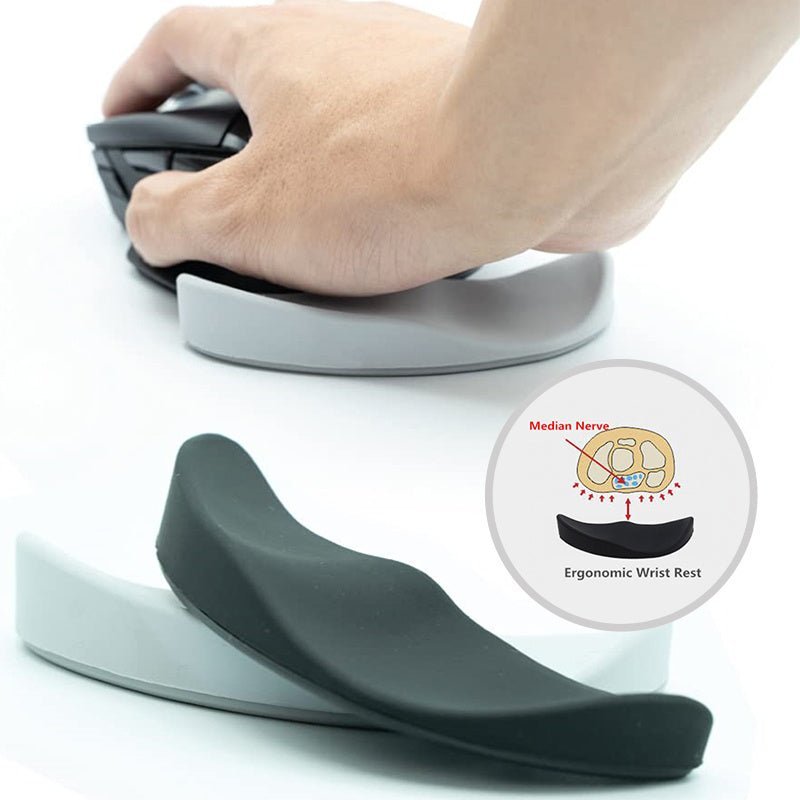 Ergonomique Souris Repose Poignet Tapis de Souris De Silicium Gel Non - Slip Rationaliser Poignet Reste Soutien Tapis de Souris D'ordinateur Pad Pour jeu de bureau PC Accessoires - Ivory Deals Market