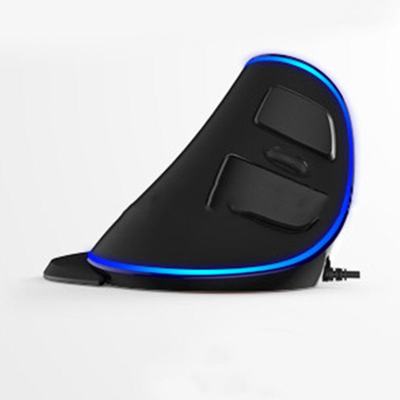 Escargot ergonomique vertical RGB souris filaire à main - Ivory Deals Market